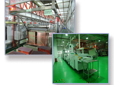 全套進(jìn)口自動生產(chǎn)線，自有各種表面處理設(shè)備